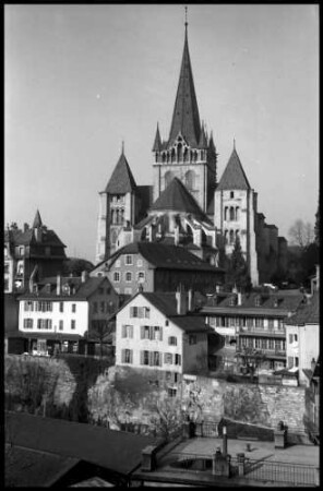 Lausanne: Kathedrale, Rückseite