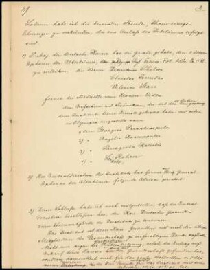 Manuskript der Festrede (Abschnitt)