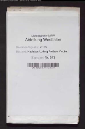 13 Briefe von Wilhelm Fürst von Sayn-Wittgenstein