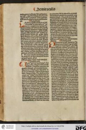 Legitur in ecclesiasitica historia quod quidam erat Didimus ex utero matris cecus natus...