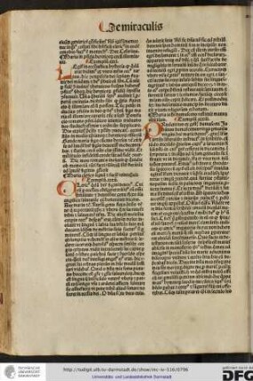 Legitur in ecclesiasitica historia quod quidam erat Didimus ex utero matris cecus natus...