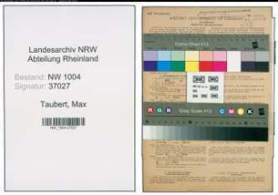 Entnazifizierung Max Taubert , geb. 10.02.1896 (Polizeibeamter)