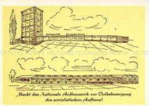 Spendenkarte zum Nationalen Aufbauwerk