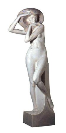 Zwei weibliche Figuren für das Palais Stoclet in Brüssel