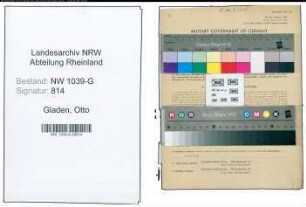 Entnazifizierung Otto Gladen , geb. 03.03.1908 (Baustoffhaendler)