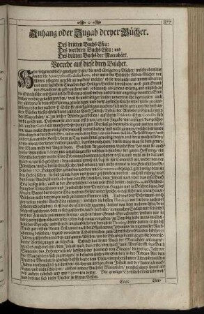 Anhang oder Zugab dreyer Buecher. Als Des Dritten Buchs Esra: Des vierdten Buchs Esra: und Des dritten Buchs der Maccabaeer