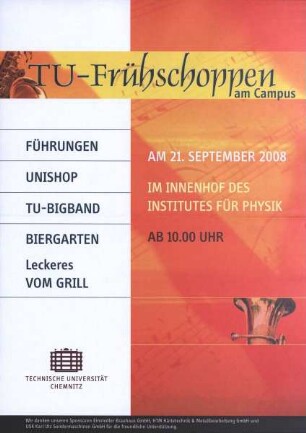 TU-Frühschoppen am Campus