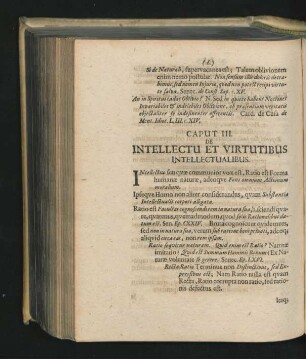 Caput III. De Intellectu Et Virtutibus Intellectualibus.