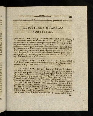 353-356, Additiones Quaedam Fortuitae