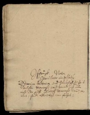 Notiz von der Hand Eckels