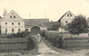 Bauernhof in Hoske : Burski statok w Hózku
