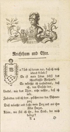 Reichthum und Ehre