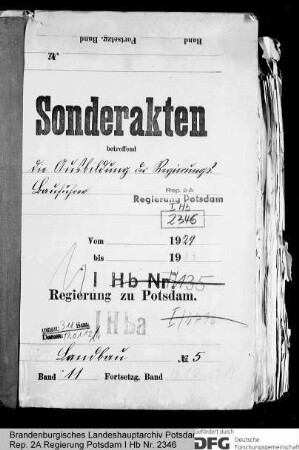 Ausbildung und Beschäftigung der Regierungsbauführer