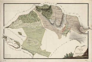 Topographischer Plan über Groezingen