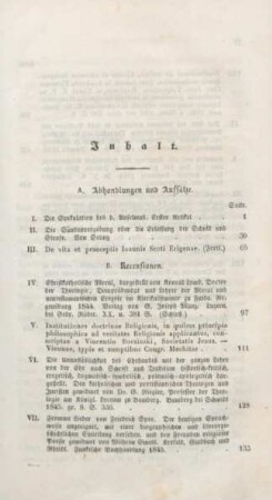 III-IV Inhaltsverzeichnis