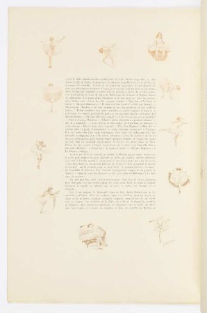 Vorwort mit Balletttänzerinnen, aus: "L’Opéra"