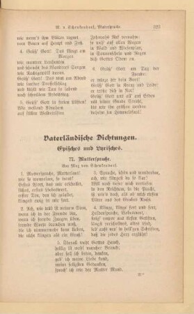 Vaterländische Dichtungen