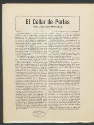 El collar de perlas