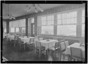 Terrassenhof Veranda mit Festung Königstein