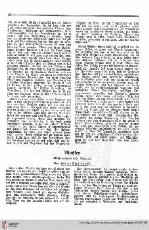 N.F. 8.1928 S. 156-157: Masken : (Klassenaufgabe)