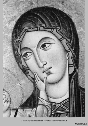 Thronende Madonna mit Kind