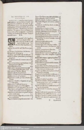 [In opera D. Cypriani Sententiarum Index]
