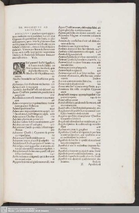 [In opera D. Cypriani Sententiarum Index]