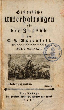 Historische Unterhaltungen für die Jugend, 1