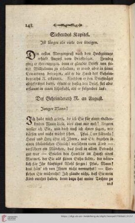 Siebendes Kapitel