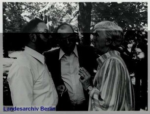 Presseempfang für Teilnehmer (Journalisten) der Berliner Filmfestspiele 1976 (Hotel Gehrhus); Brahmsstraße 4 (Wilmersdorf)