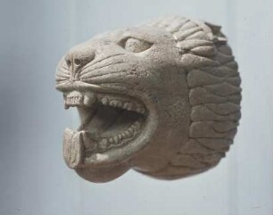 Thasos, Museum, Löwenhäuptchen aus Elfenbein; Herakles-Heiligtum