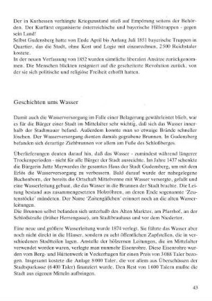 Geschichten ums Wasser