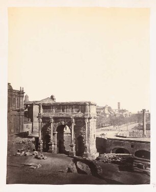 Triumphbogen des Septimius Severus (Arco di Settimio Severo), Rom: Ansicht