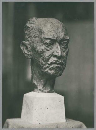 Porträt Adolf von Harnack, 1925, Bronze