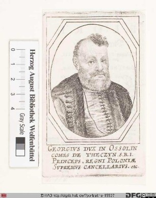 Bildnis Jerzy Fürst Ossolinski, Graf von Tęczyn
