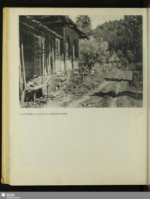 Umgebindehäuser an der Grenze (Hinterhermsdorf)