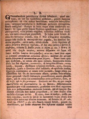 De Oblatis Evcharisticis Qvae Hostiae Vocari Solent