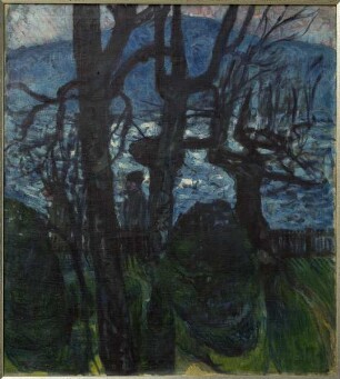 Vorfrühling (Weiden vor blauem Himmel)