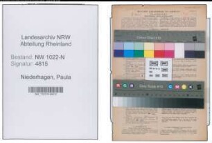 Entnazifizierung Paula Niederhagen , geb. 30.03.1895 (Lehrerin)