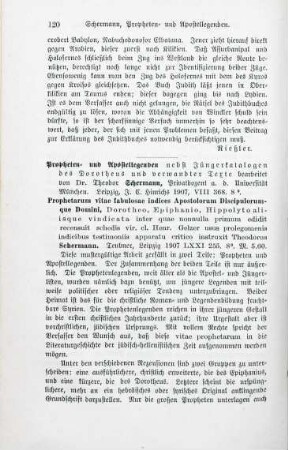 120-121 [Rezension] Propheten- und Apostellegenden