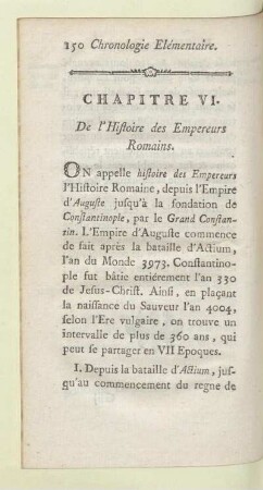 Chapitre VI. De l'Histoire des Empereurs Romains