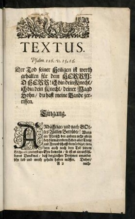 3-15, Textus. - Erster Punct.