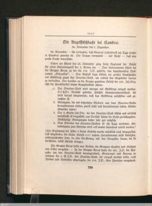 Die Angriffsschlacht bei Cambrai