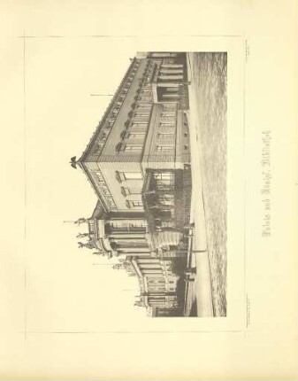 Palais und königl. Bibliothek