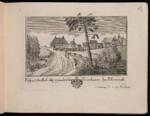 Prospect Des Hoch Ade[ligen] v. Geuderischen Weierhauses bey Pillenreuth. - Herrensitz Weiherhaus bei Pillenreuth, Nürnberg-Pillenreuth