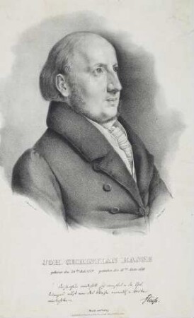Bildnis von Johann Christian Hasse (1779-1830)