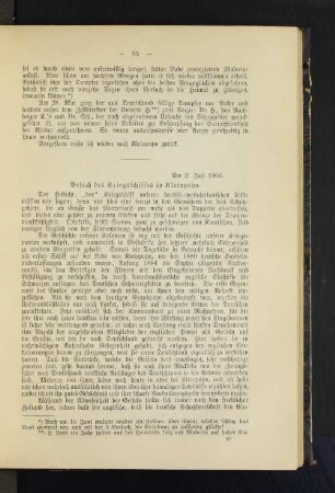 Am 2. Juli 1903. Besuch des Kriegsschiffes in Kleinpopo.