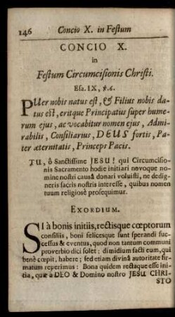 Concio X. in Festum Circumcisionis Christi.