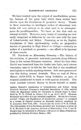 Text-books on Elementary Geometry.