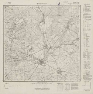 3327 (alte Nr.: 1746) Beedenbostel, Meßtischblatt (4cm - Karte)